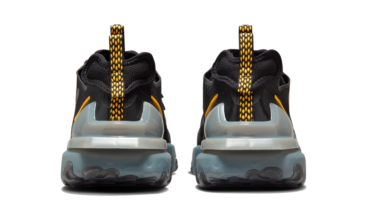 Overkicks - Nike React Vision Black Laser Orange (HQ3819-001) - detalle talon