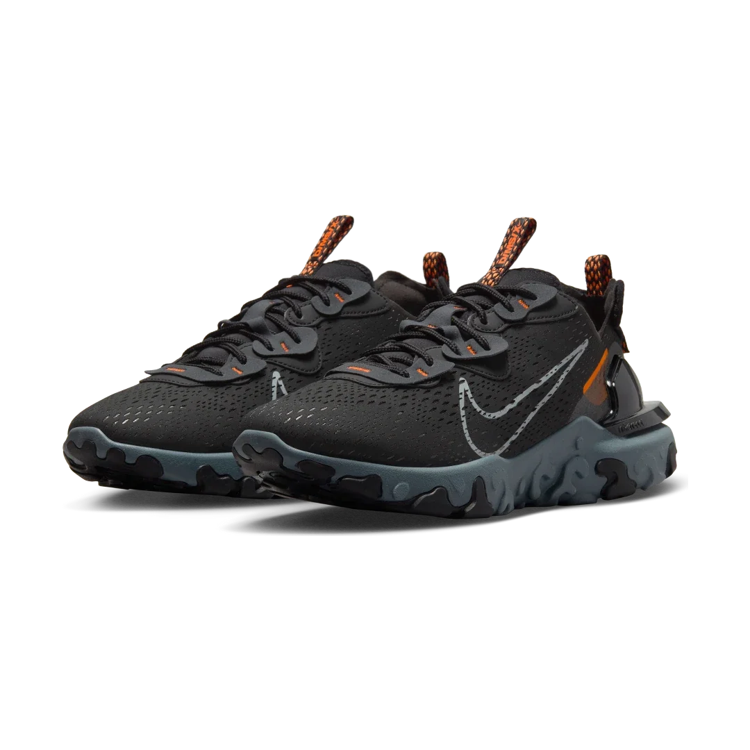 Overkicks - Nike React Vision Black Safety Orange (HJ8997-001) - vista trasera