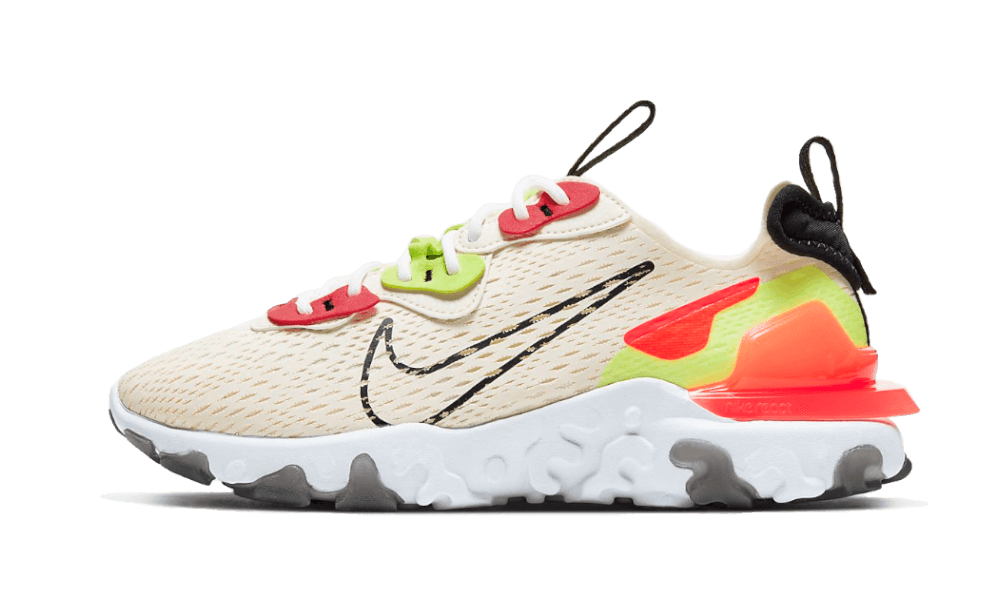 Overkicks - Nike React Vision Orange Volt (Womens) (CI7523-100) - vista lateral