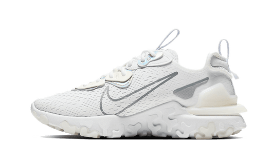 Overkicks - Nike React Vision White Particle Grey (Womens) (CW0730-100) - vista lateral