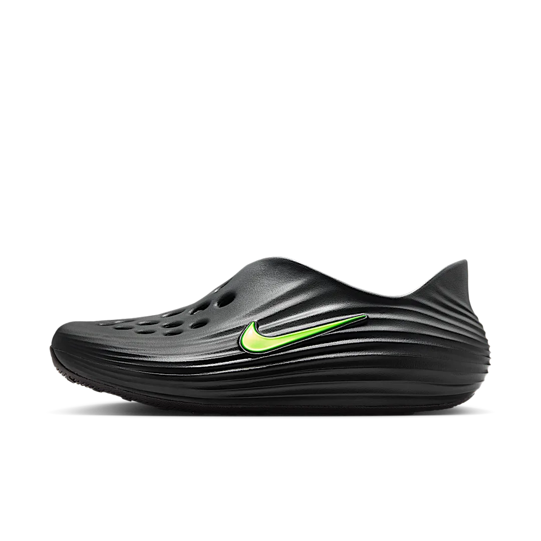 Overkicks - Nike ReactX Rejuven8 Black Cool Grey Volt (HV5060-003) - vista lateral