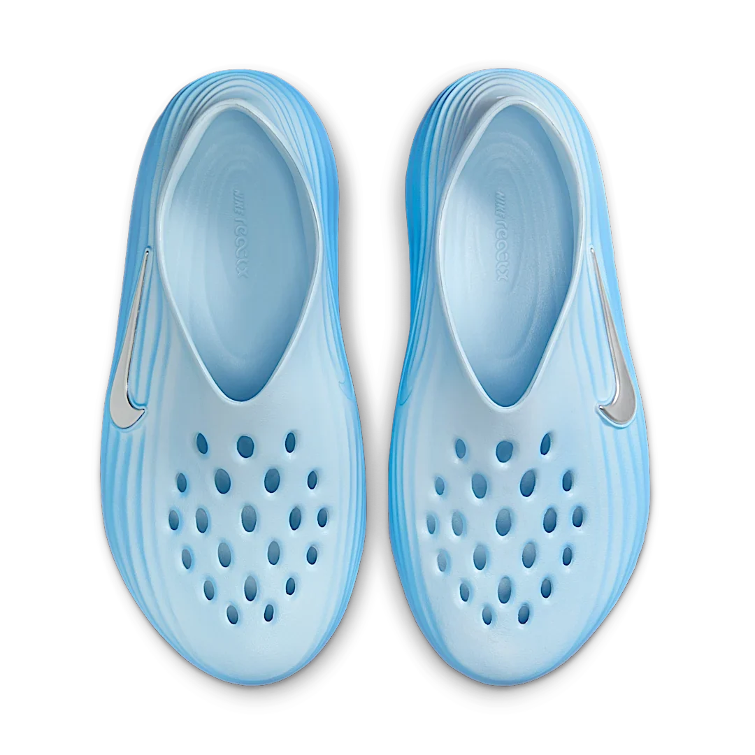 Overkicks - Nike ReactX Rejuven8 Glacier Blue (Womens) (HV5062-400) - par completo