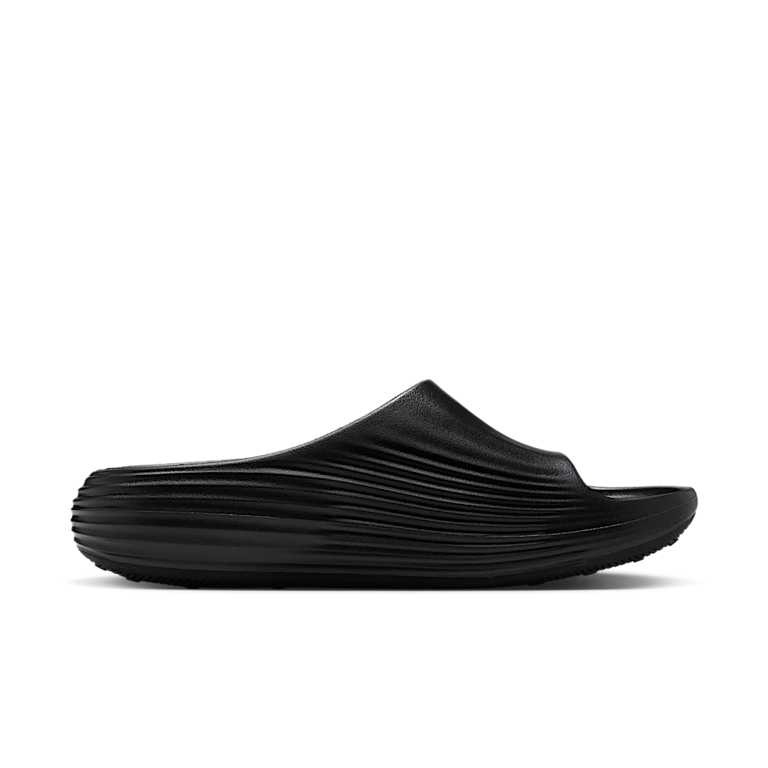 Overkicks - Nike ReactX Rejuven8 Slide Black (HV4479-001) - par completo
