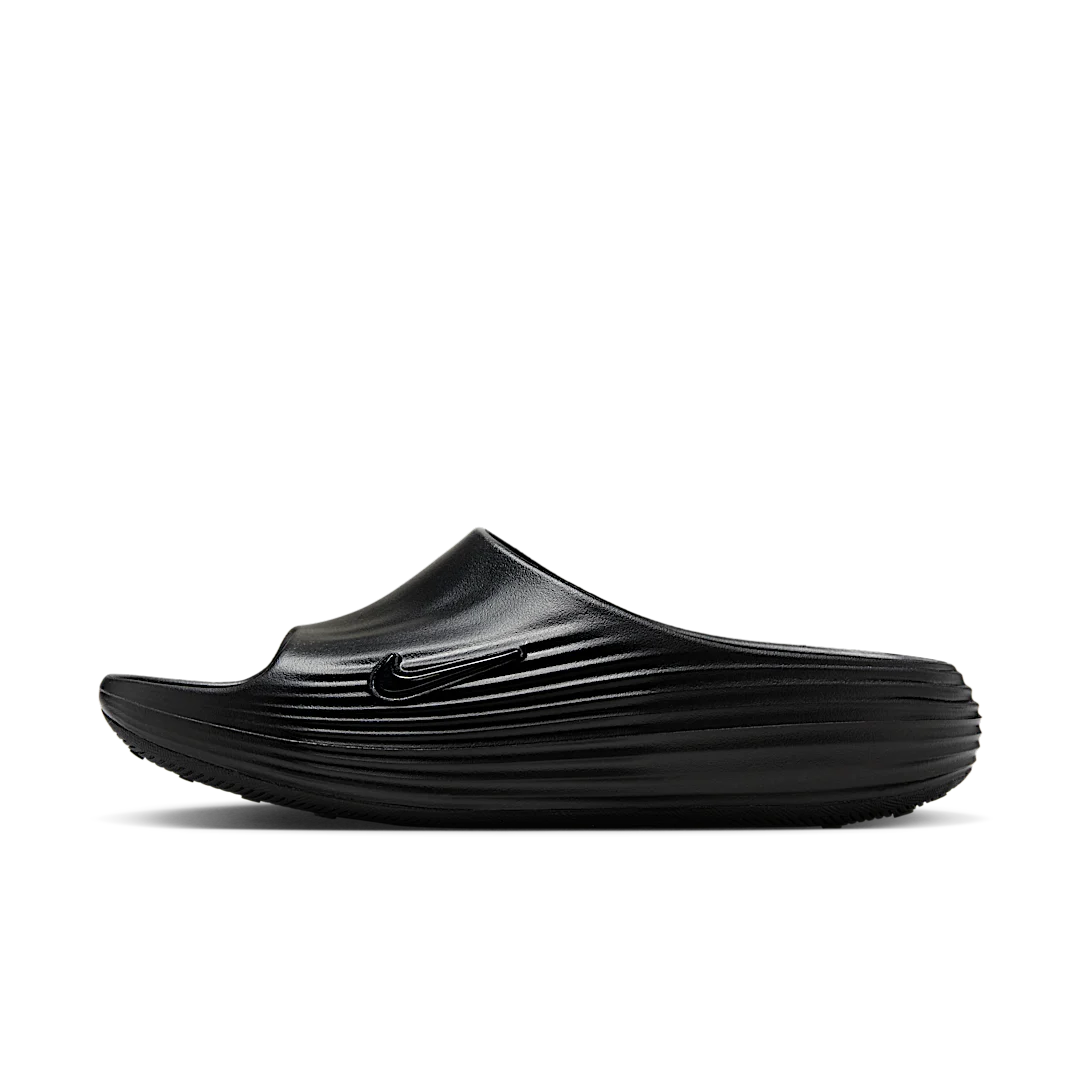 Overkicks - Nike ReactX Rejuven8 Slide Black (HV4479-001) - detalle suela