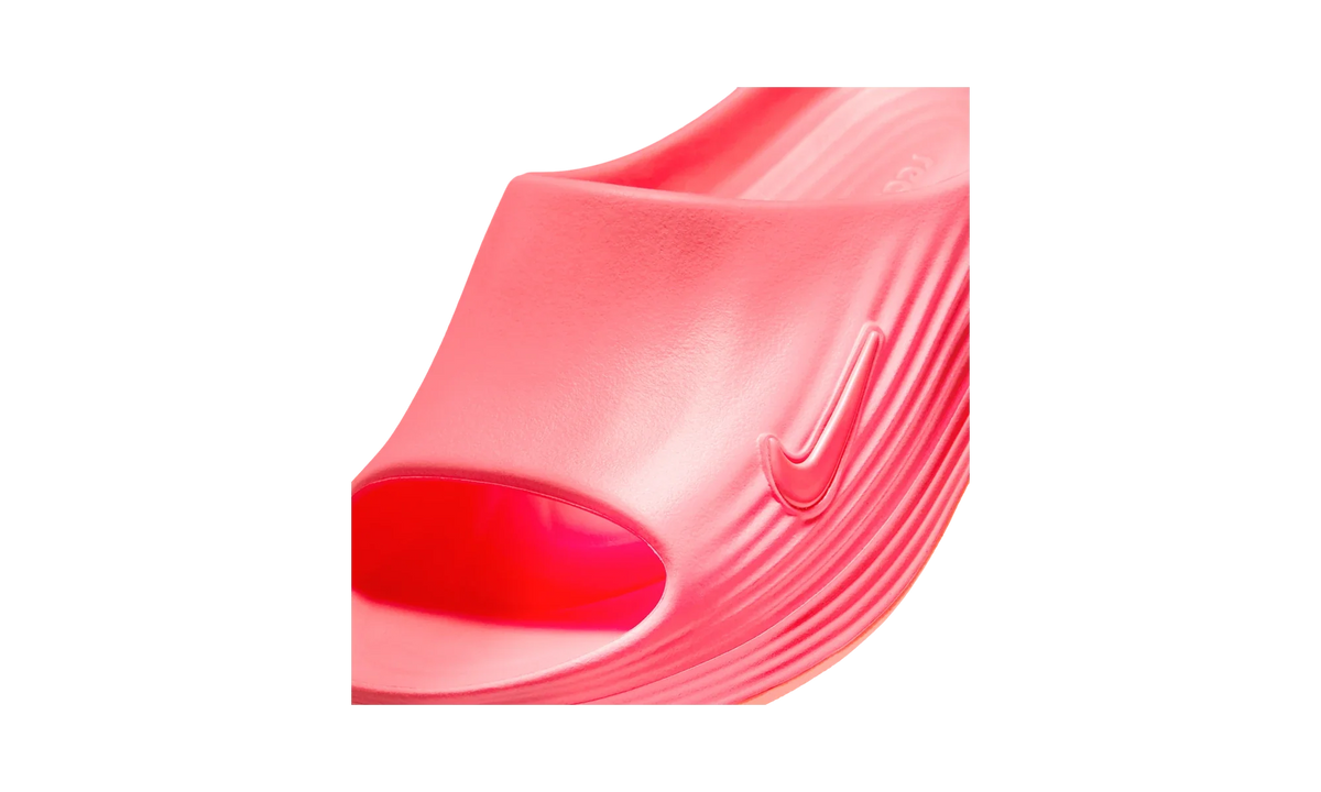 Overkicks - Nike ReactX Rejuven8 Slide Hot Lava (Womens) (HV4484-801) - detalle talon