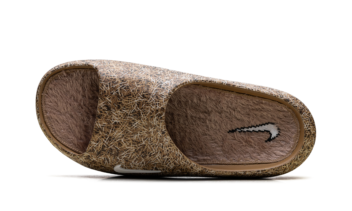 Overkicks - Nike ReactX Rejuven8 Slide .SWOOSH Touch Grass Wheat (IR0860-700) - vista superior