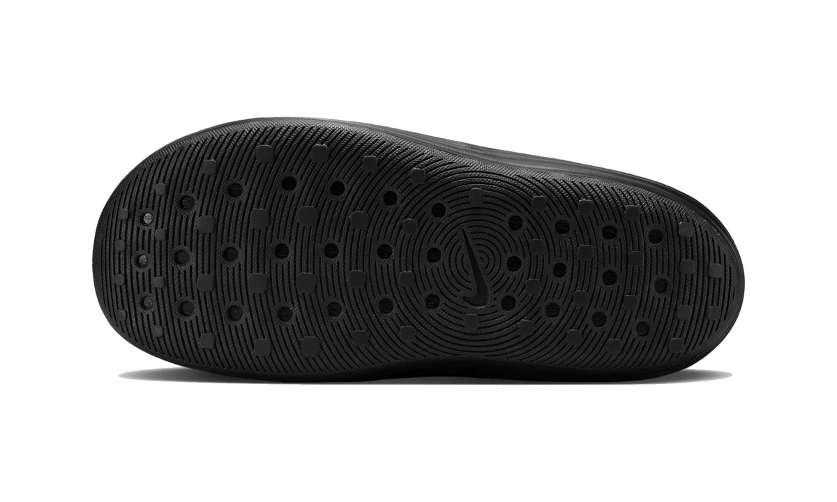 Overkicks - Nike ReactX Rejuven8 Slide Triple Black (Womens) (HV4484-001) - detalle suela