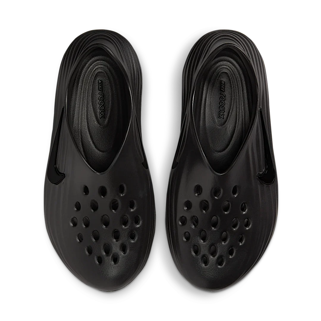 Overkicks - Nike ReactX Rejuven8 Triple Black (Womens) (HV5062-001) - par completo
