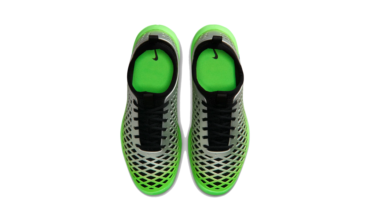 Overkicks - Nike Rejuven8 Run OG Metallic Silver Voltage Green (Womens) (IF5958-003) - vista superior