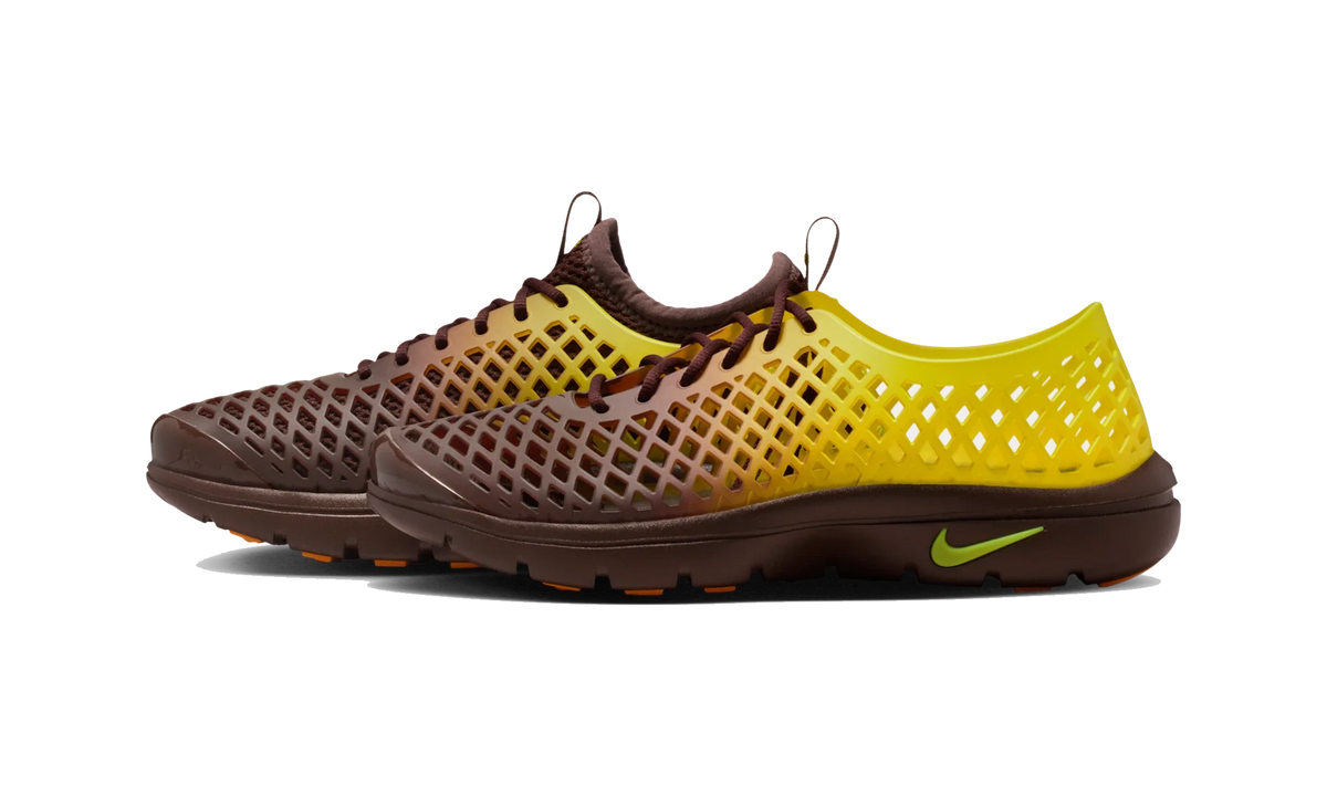 Overkicks - Nike Rejuven8 Run OG SE Dark Field Brown Bright Cactus (Womens) (IO9932-200) - vista lateral