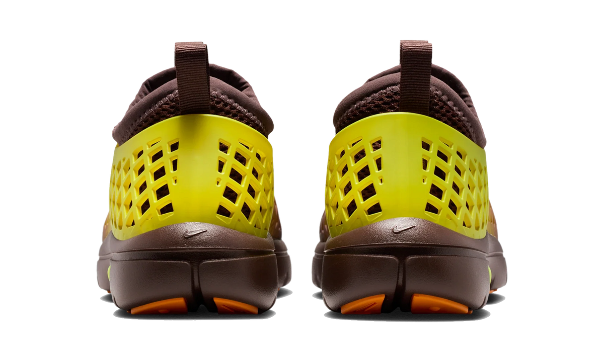 Overkicks - Nike Rejuven8 Run OG SE Dark Field Brown Bright Cactus (Womens) (IO9932-200) - detalle talon