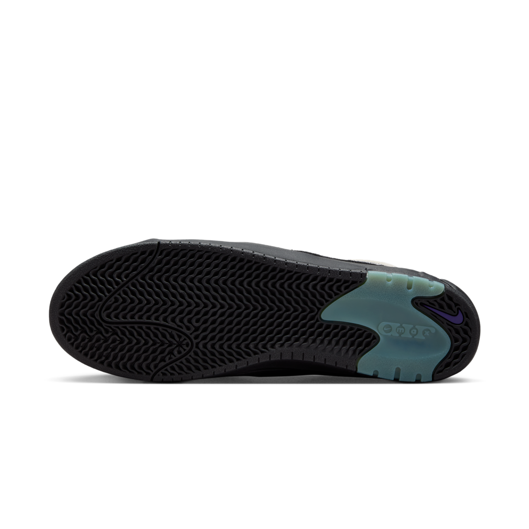 Overkicks - Nike SB Air Max Ishod White Black Court Purple (FB2393-104) - detalle suela