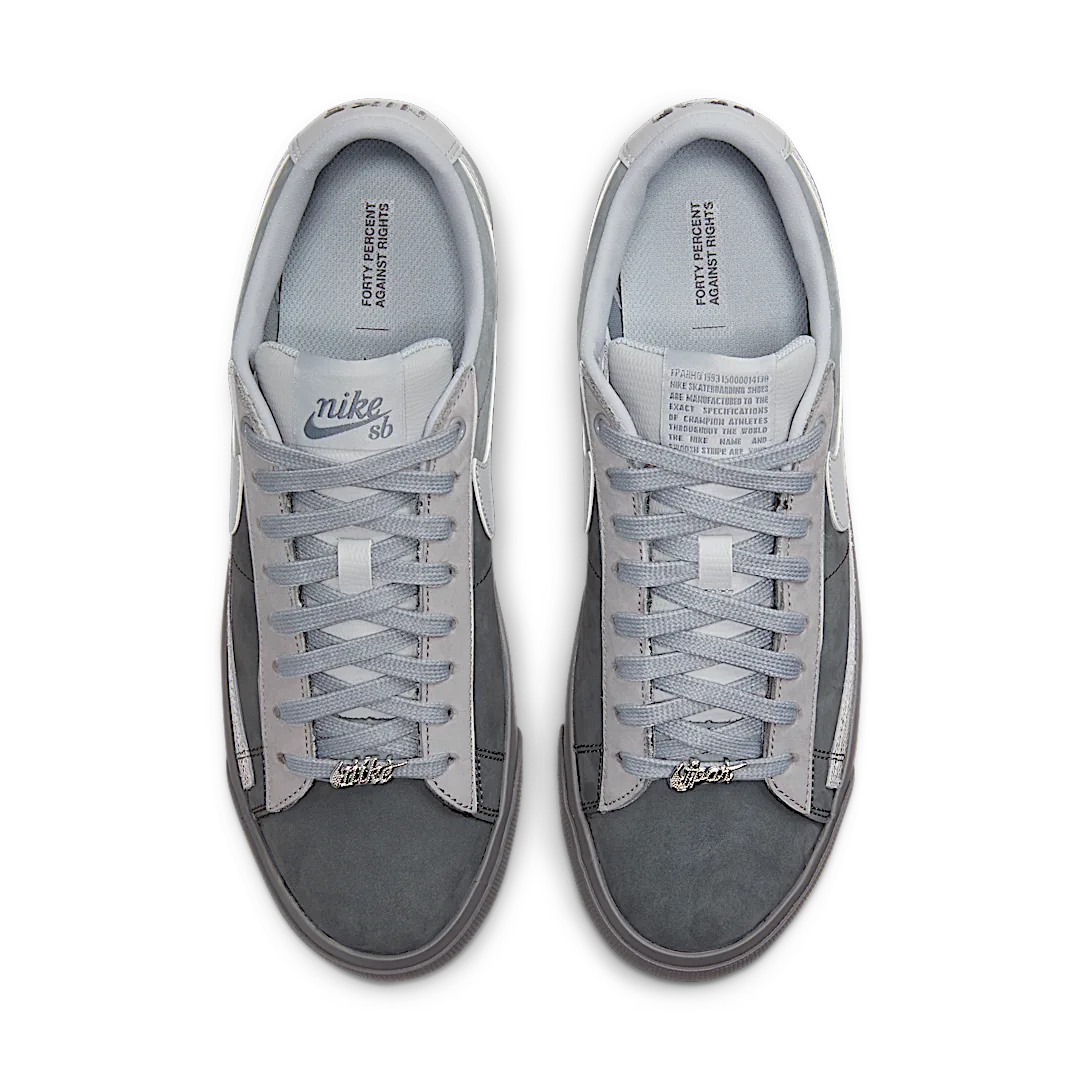 Overkicks - Nike SB Blazer Low FPAR Cool Grey (DN3754-001) - par completo