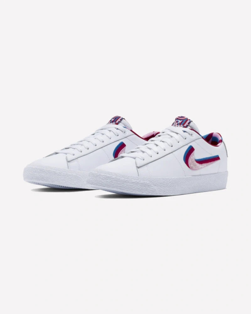 Overkicks - Nike SB Blazer Low Parra (CN4507-100) - vista trasera