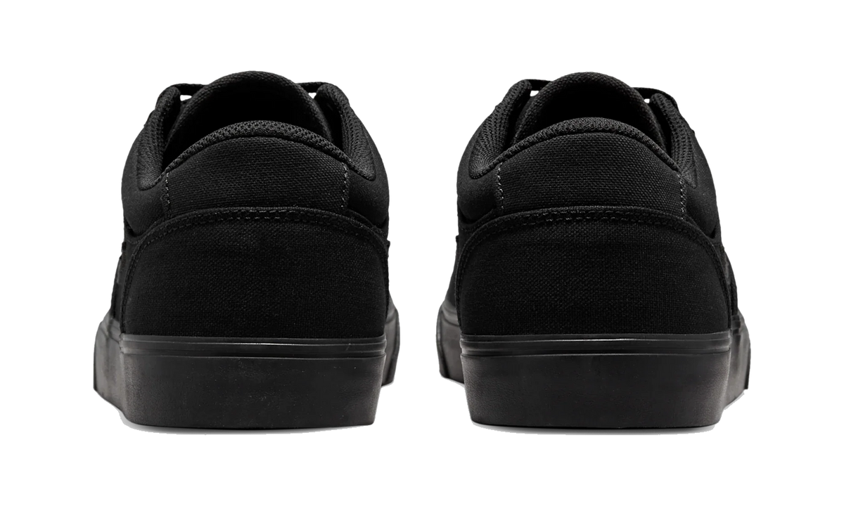 Overkicks - Nike SB Chron 2 Canvas Triple Black (DM3494-002) - detalle talon