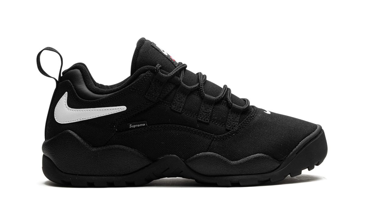 Overkicks - Nike SB Darwin Low Supreme Black (FQ3000-001) - detalle talon