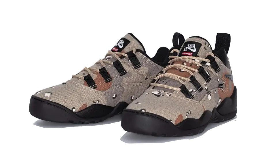 Overkicks - Nike SB Darwin Low Supreme Desert Camo (FQ3000-200) - vista trasera