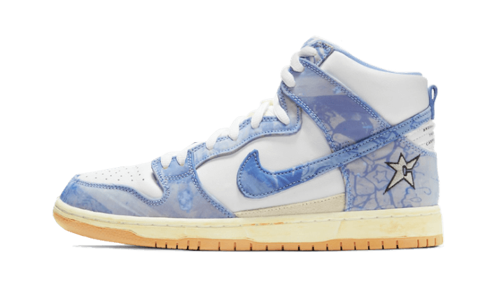 Overkicks - Nike SB Dunk High Carpet Company (CV1677-100) - vista lateral