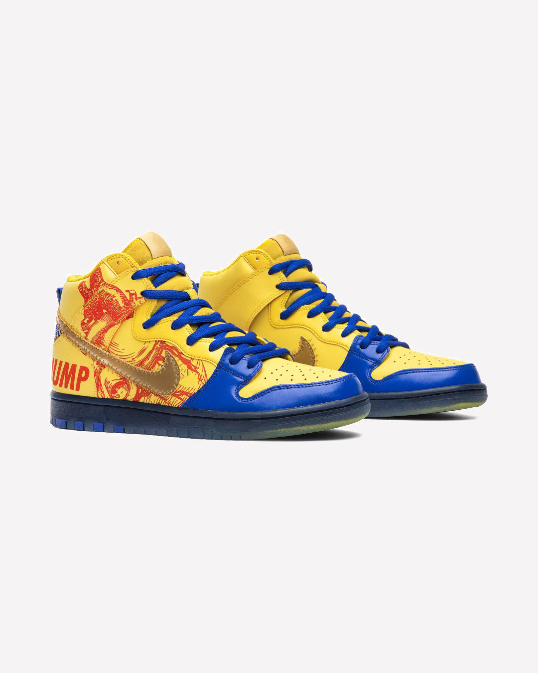 Overkicks - Nike SB Dunk High Finnigan Mooney 15th Anniversary Doernbecher (2019) (579603-740) - vista trasera