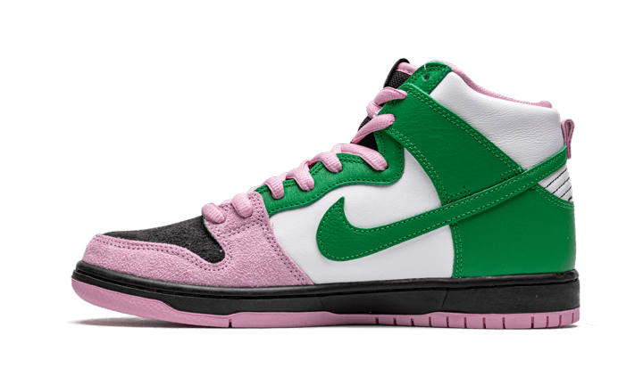Overkicks - Nike SB Dunk High Invert Celtics (CU7349-001) - vista trasera
