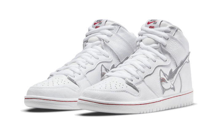Overkicks - Nike SB Dunk High Oski Great White (DC8908-105) - vista trasera