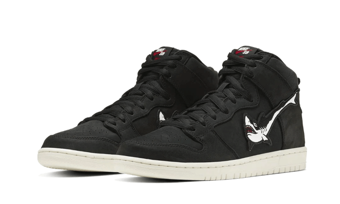 Overkicks - Nike SB Dunk High Oski Shark (CI2692-001) - vista trasera