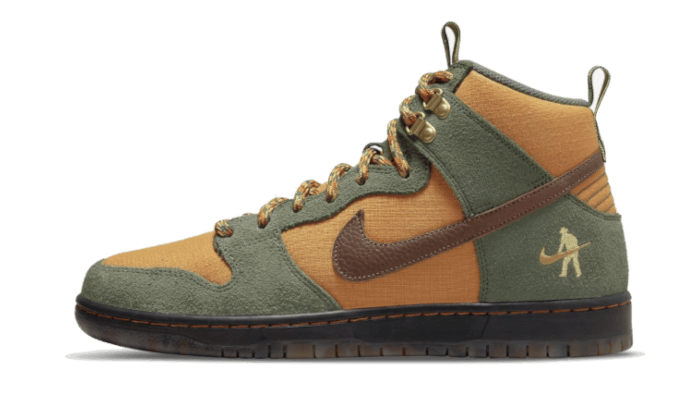 Overkicks - Nike SB Dunk High Pass~Port Work Boots (DO6119-300) - vista lateral