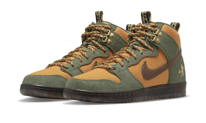 Overkicks - Nike SB Dunk High Pass~Port Work Boots (DO6119-300) - vista trasera