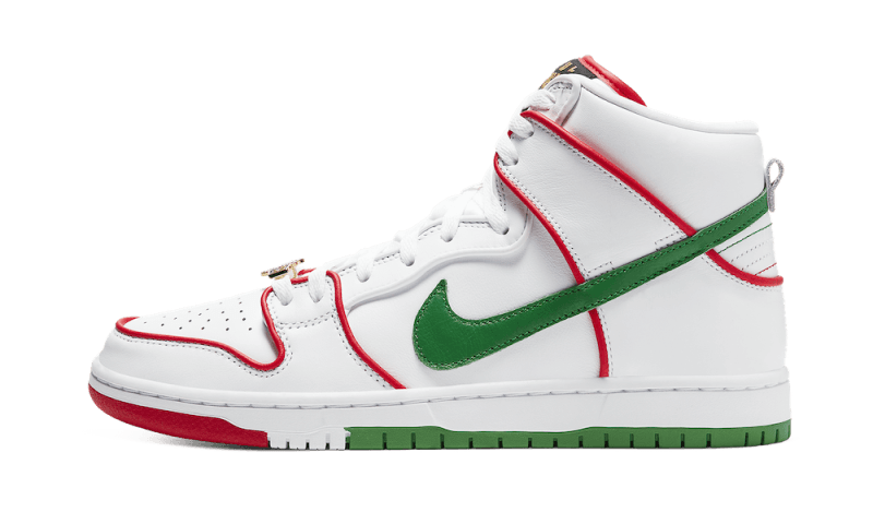 Overkicks - Nike SB Dunk High Paul Rodriguez Mexico (CT6680-100) - vista lateral