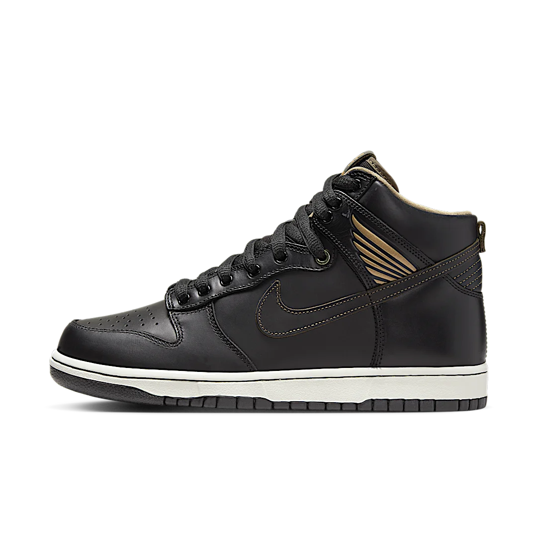 Overkicks - Nike SB Dunk High Pawnshop Skate Co. Old Soul (FJ0445-001) - vista lateral