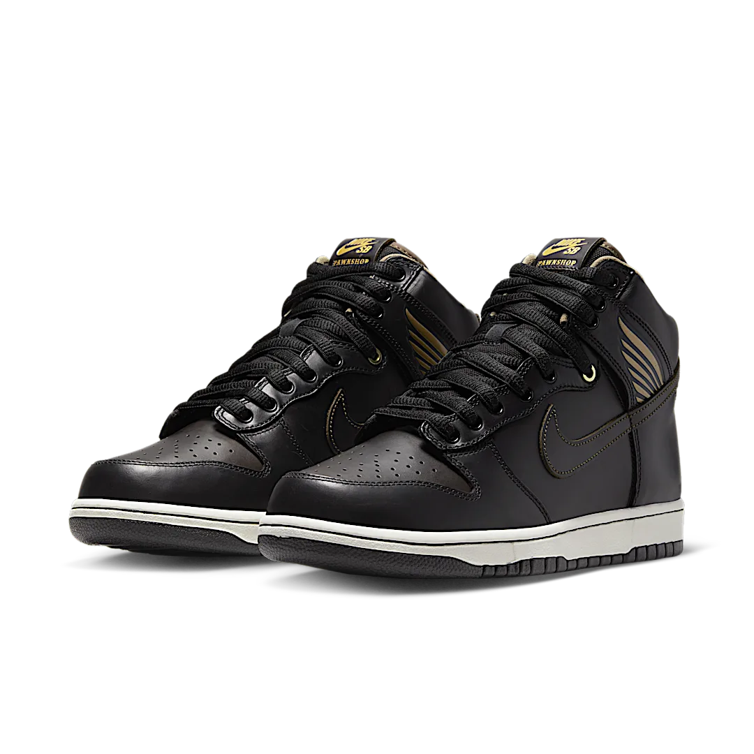Overkicks - Nike SB Dunk High Pawnshop Skate Co. Old Soul (FJ0445-001) - vista trasera