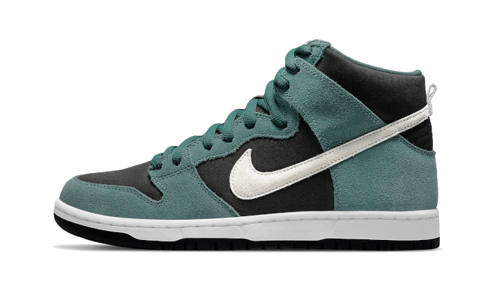 Overkicks - Nike SB Dunk High Pro Mineral Slate Suede (DQ3757-300) - vista lateral