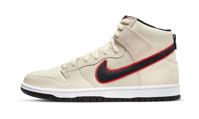 Overkicks - Nike SB Dunk High Pro Premium San Francisco Giants (DO9394-100) - vista lateral