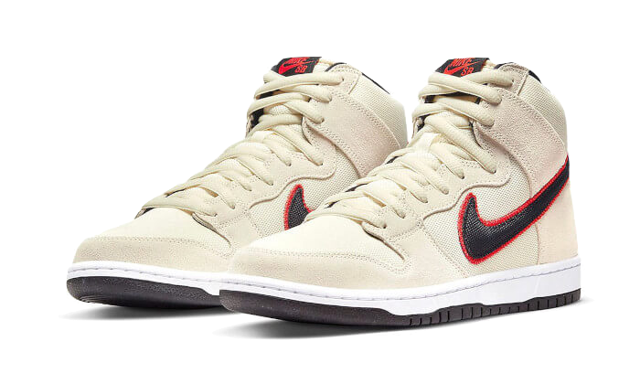 Overkicks - Nike SB Dunk High Pro Premium San Francisco Giants (DO9394-100) - vista trasera