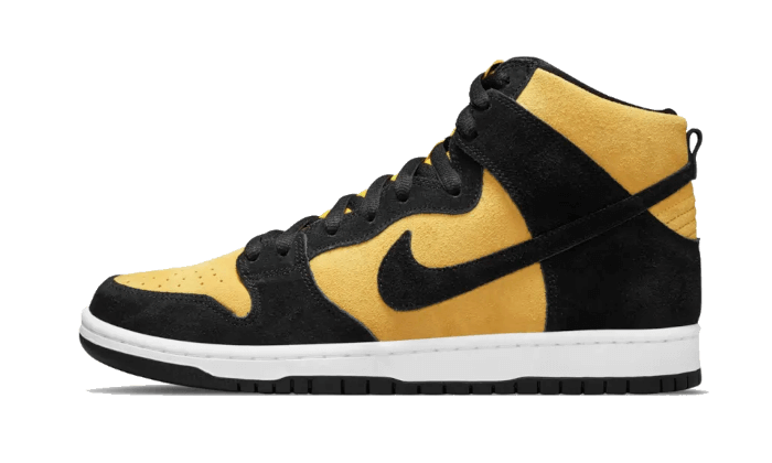 Overkicks - Nike SB Dunk High Pro Reverse Goldenrod (DB1640-001) - vista lateral