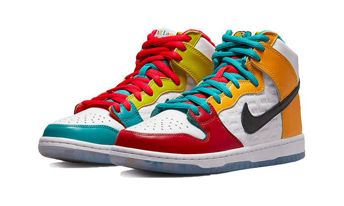 Overkicks - Nike SB Dunk High Pro froSkate All Love (DH7778-100) - vista trasera