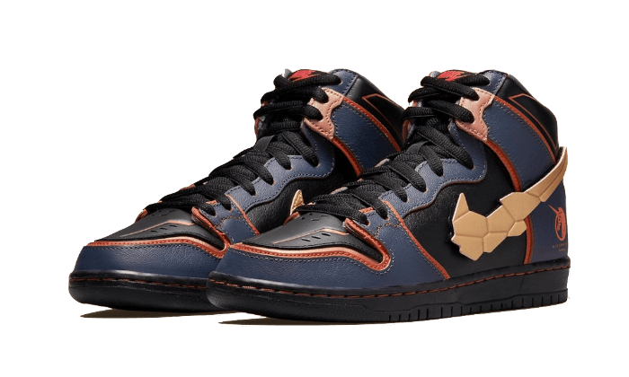 Overkicks - Nike SB Dunk High RX-0 Unicorn Gundam 02 Banshee (DH7717-400) - vista trasera