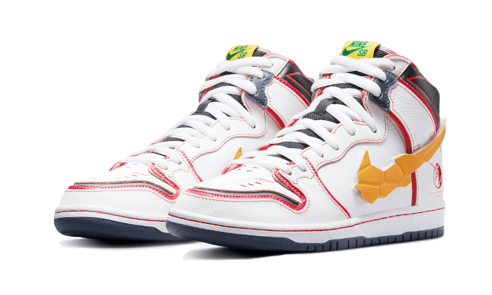 Overkicks - Nike SB Dunk High RX-0 Unicorn Gundam (DH7717-100) - vista trasera