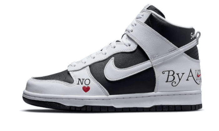 Overkicks - Nike SB Dunk High Supreme By Any Means Black (DN3741-002) - vista lateral