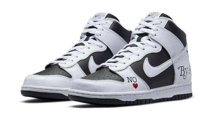 Overkicks - Nike SB Dunk High Supreme By Any Means Black (DN3741-002) - vista trasera