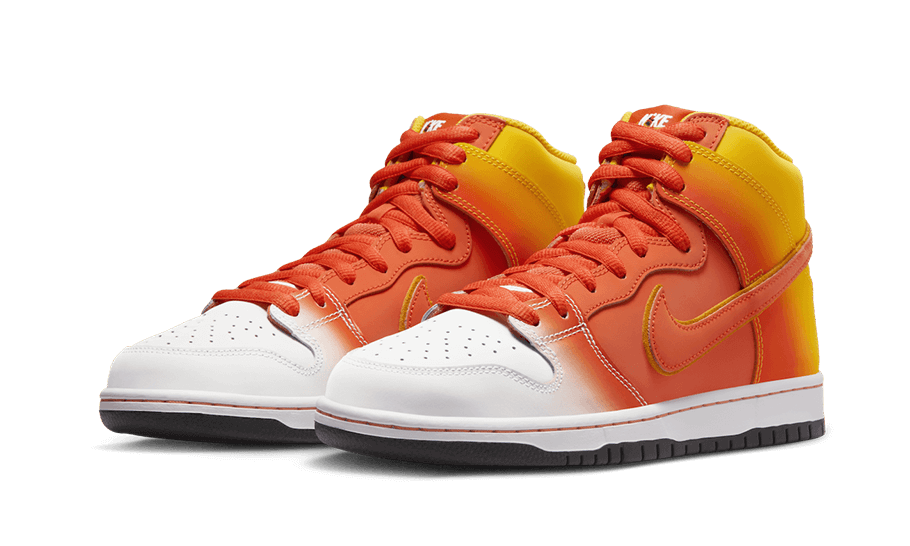 Overkicks - Nike SB Dunk High Sweet Tooth Candy Corn (FN5107-700) - vista trasera