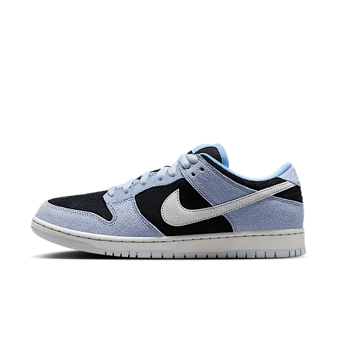 Overkicks - Nike SB Dunk Low Black Aluminum (HF3063-400) - vista lateral