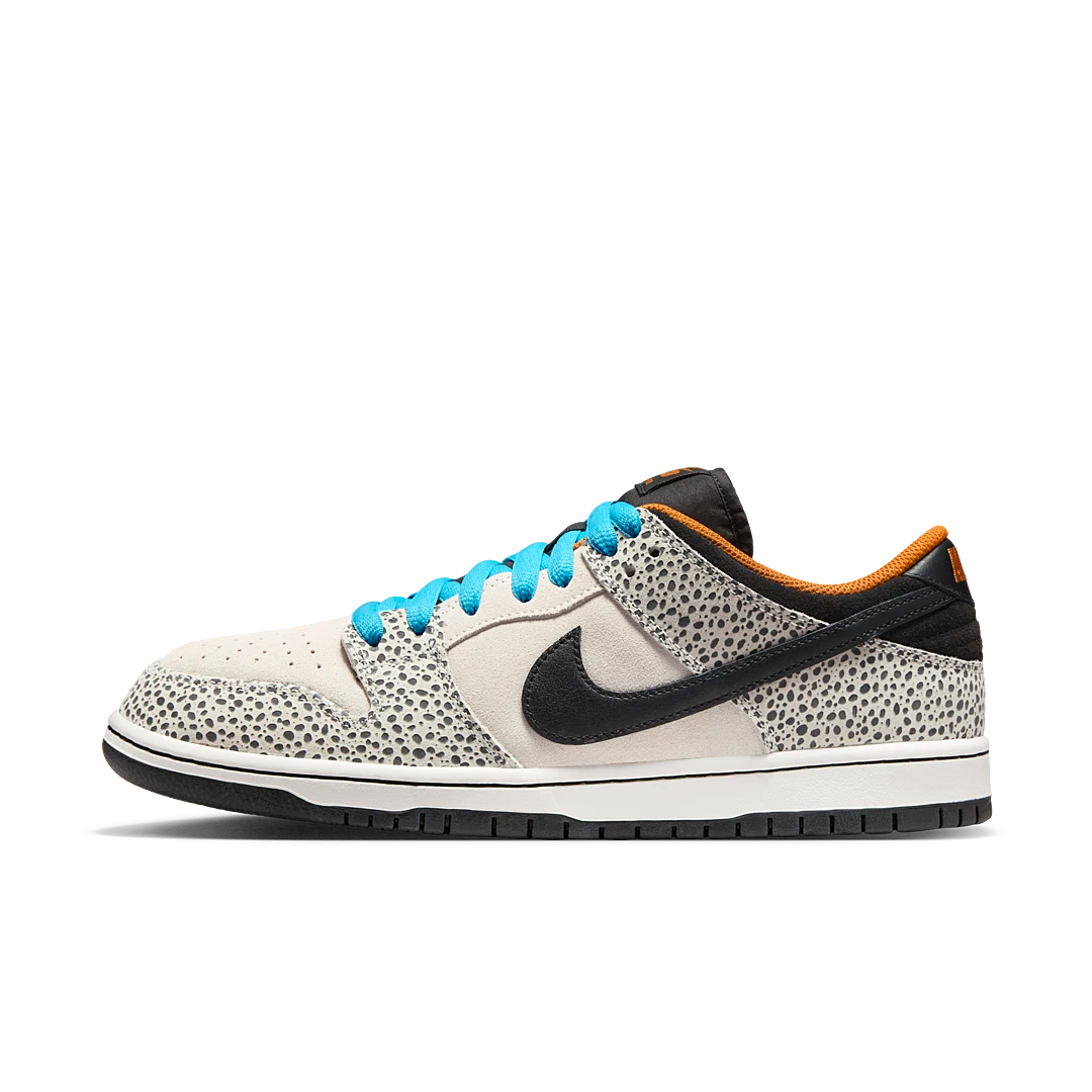 Overkicks - Nike SB Dunk Low Electric Pack Olympic Safari (FZ1233-002) - vista lateral