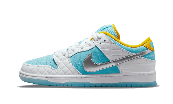Overkicks - Nike SB Dunk Low FTC Lagoon Pulse (DH7687-400) - vista lateral