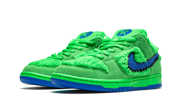 Overkicks - Nike SB Dunk Low Grateful Dead Bears Green (CJ5378-300) - vista trasera