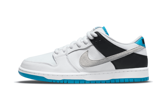 Overkicks - Nike SB Dunk Low Laser Blue (BQ6817-101) - vista lateral