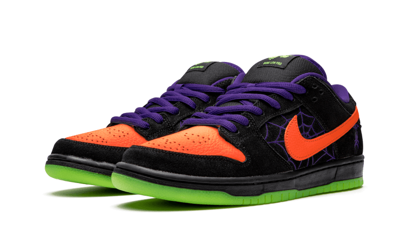 Overkicks - Nike SB Dunk Low Night of Mischief Halloween (BQ6817-006) - vista trasera