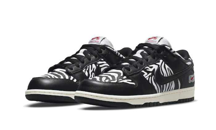 Overkicks - Nike SB Dunk Low OG QS Quartersnacks Zebra (DM3510-001) - vista trasera