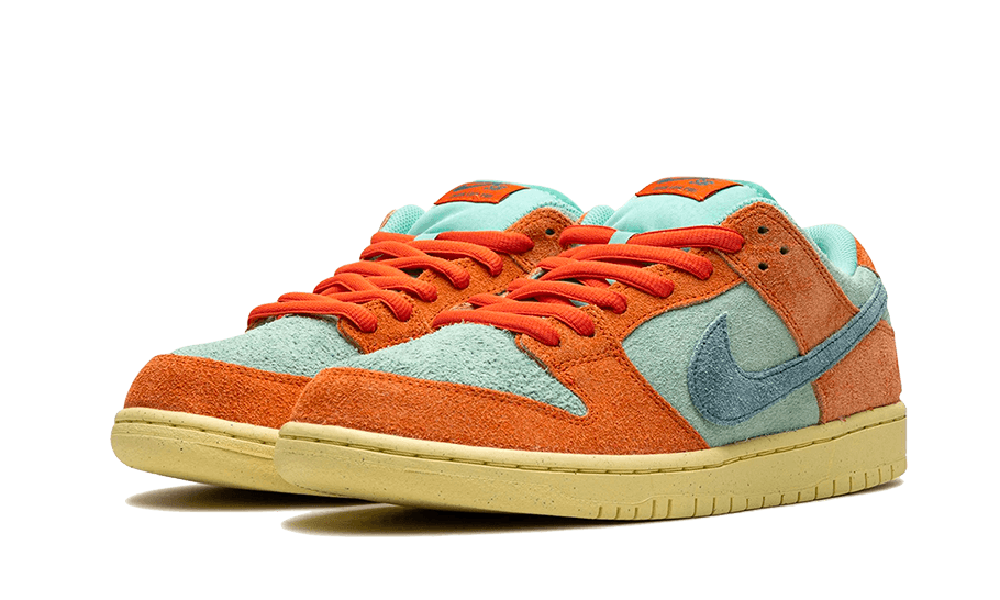 Overkicks - Nike SB Dunk Low Orange Emerald Rise (DV5429-800) - vista trasera