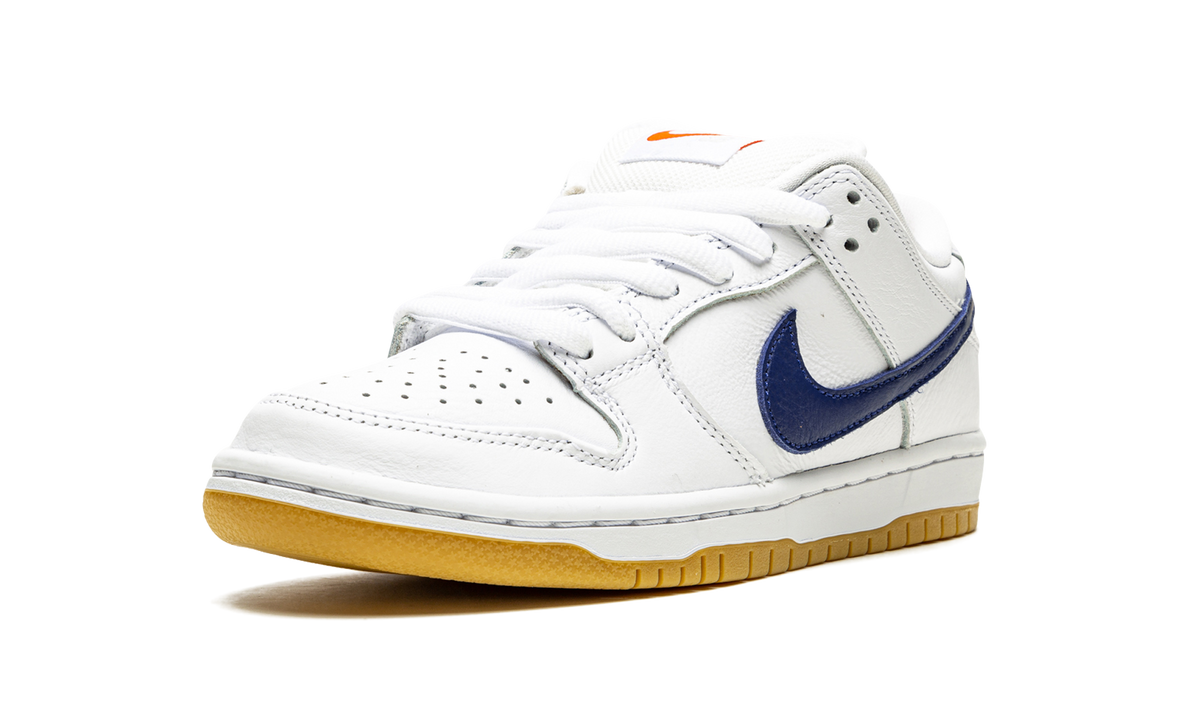 Overkicks - Nike SB Dunk Low Orange Label White Navy (CZ2249-100) - detalle suela